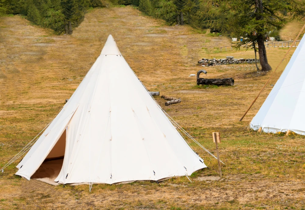 white teepee