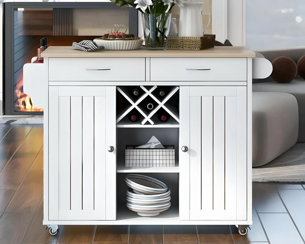 kitchen island with storage