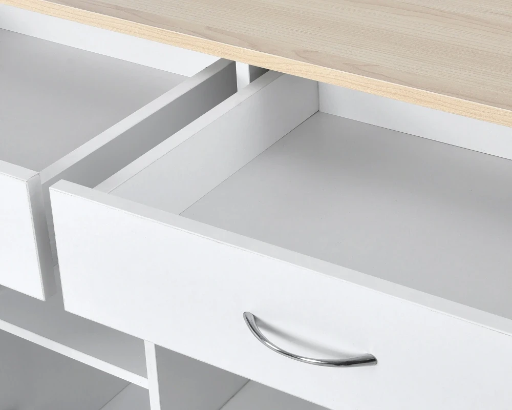 movable portable kitchen island with seating