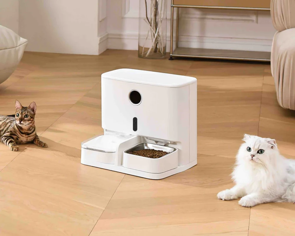 robot automatic pet feeder